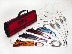 Mirrored Marlin Lure Pack by Bost - Un-Rigged, Diving Lures