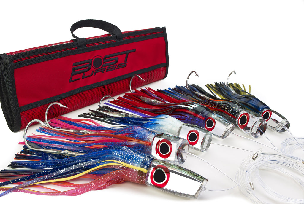 Large Mirrored Marlin Lure Pack by Bost - Un-Rigged